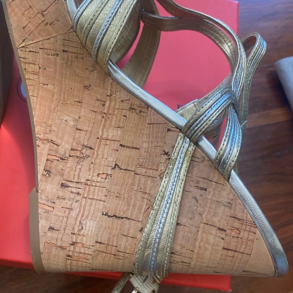 Ivanka Trump Cork Wedges 10.5 - Picture 2 of 11